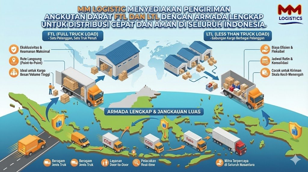 pengiriman angkutan darat FTL